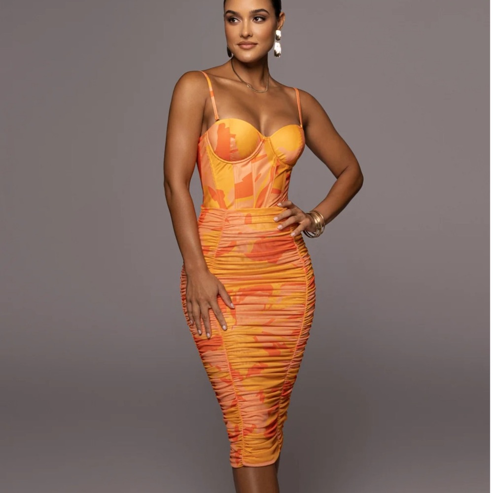 Looking for this: 
JLuxLabel 2 piece corset & skirt set